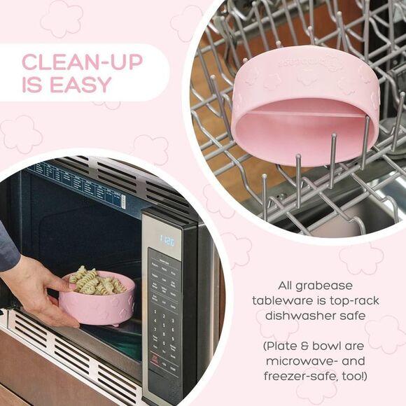 grabease Baby Complete Feeding Set, Blush - Picture 5 of 5